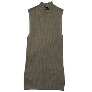 Theory Sleeveless Mock Neck Sweater